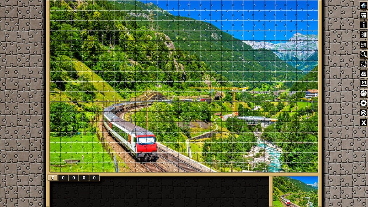 Pixel Puzzles Traditional Jigsaws: Locomotive thumbnail 3