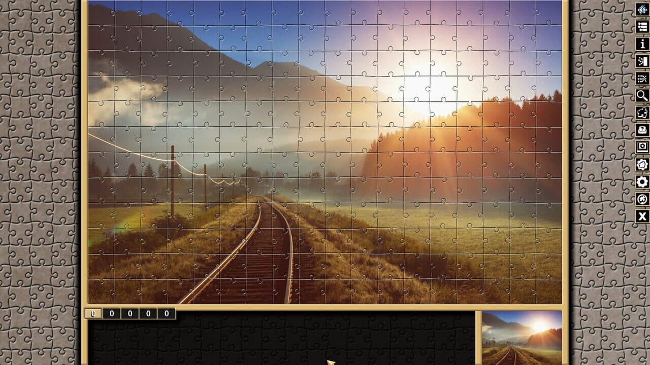 Pixel Puzzles Traditional Jigsaws: Locomotive thumbnail 4