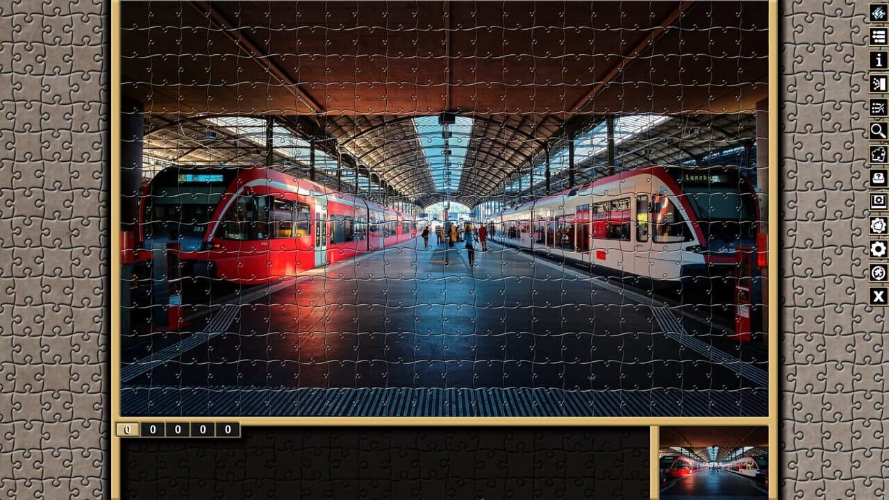Pixel Puzzles Traditional Jigsaws: Locomotive thumbnail 8