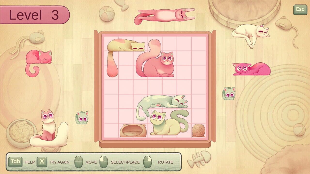 Fit My Cat: Cat's Puzzle Pack 3 screenshot 1
