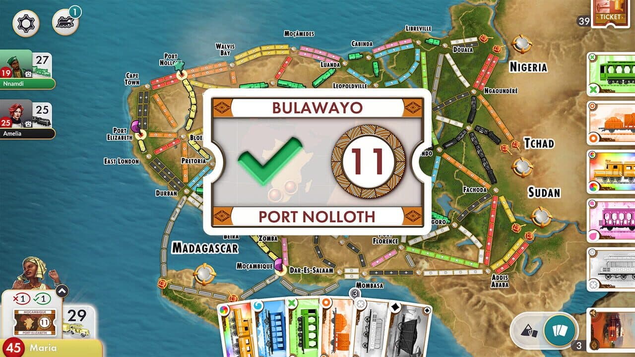 Ticket to Ride: Heart of Africa Expansion thumbnail 2