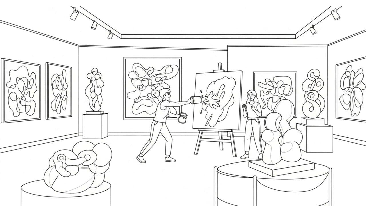 100 Cats Lost in Modern Art Mayhem thumbnail 5