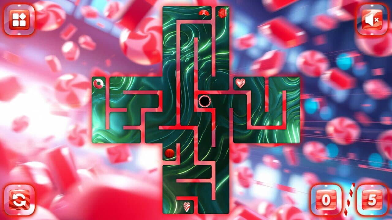 Sweetie Candy Maze: Red Cherry screenshot 1
