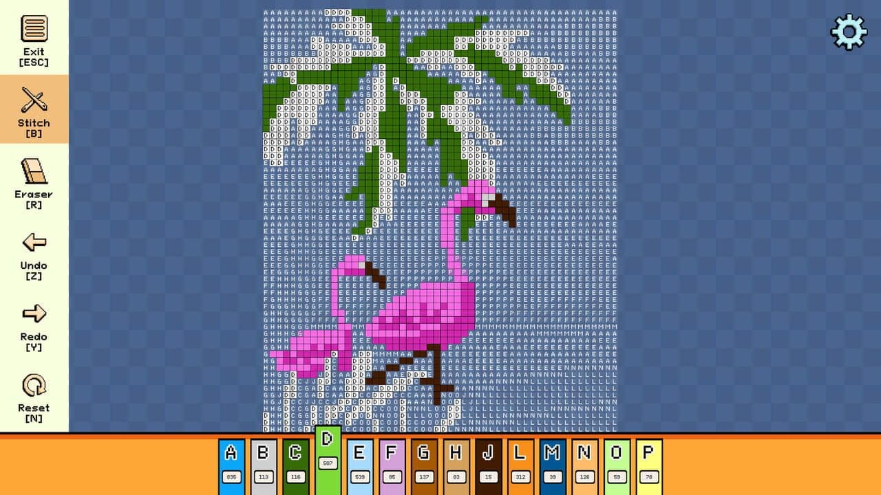 Pixel Cross Stitch: Color by Number - Summer Pack screenshot 1