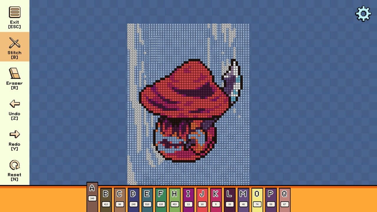 Pixel Cross Stitch: Color by Number - Menacing Monsters Pack 3 thumbnail 3