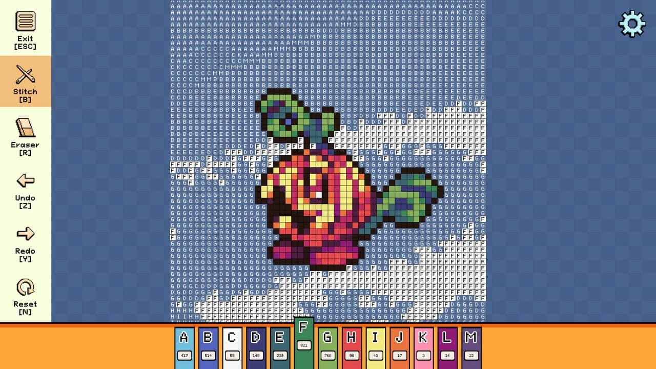 Pixel Cross Stitch: Color by Number - Menacing Monsters Pack 3 thumbnail 4