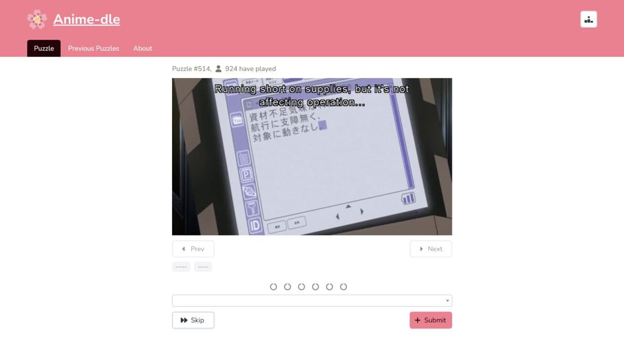 Anime-dle screenshot 1