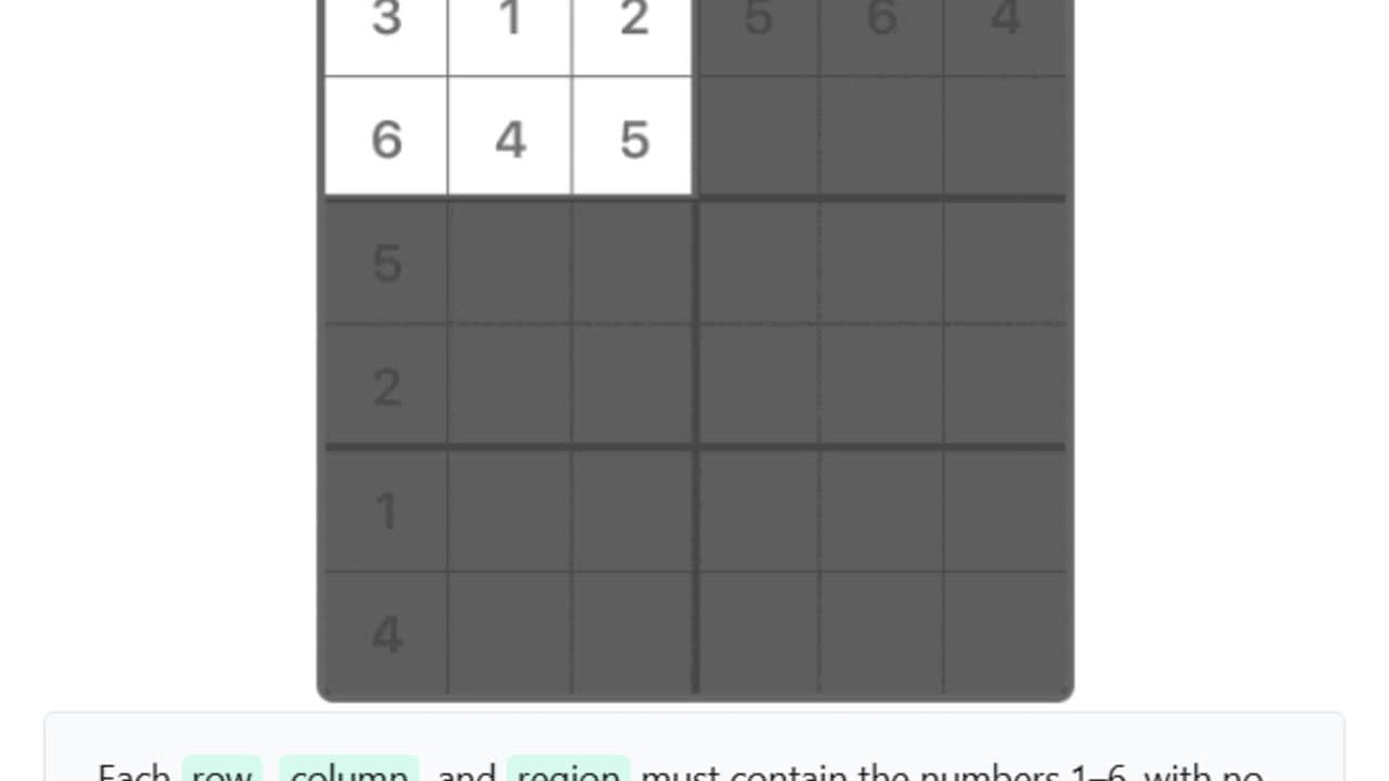 Mini Sudoku screenshot 1