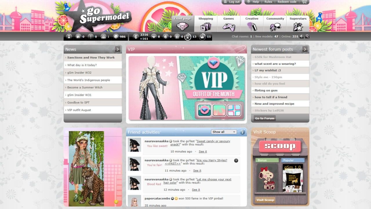 GoSupermodel screenshot 1