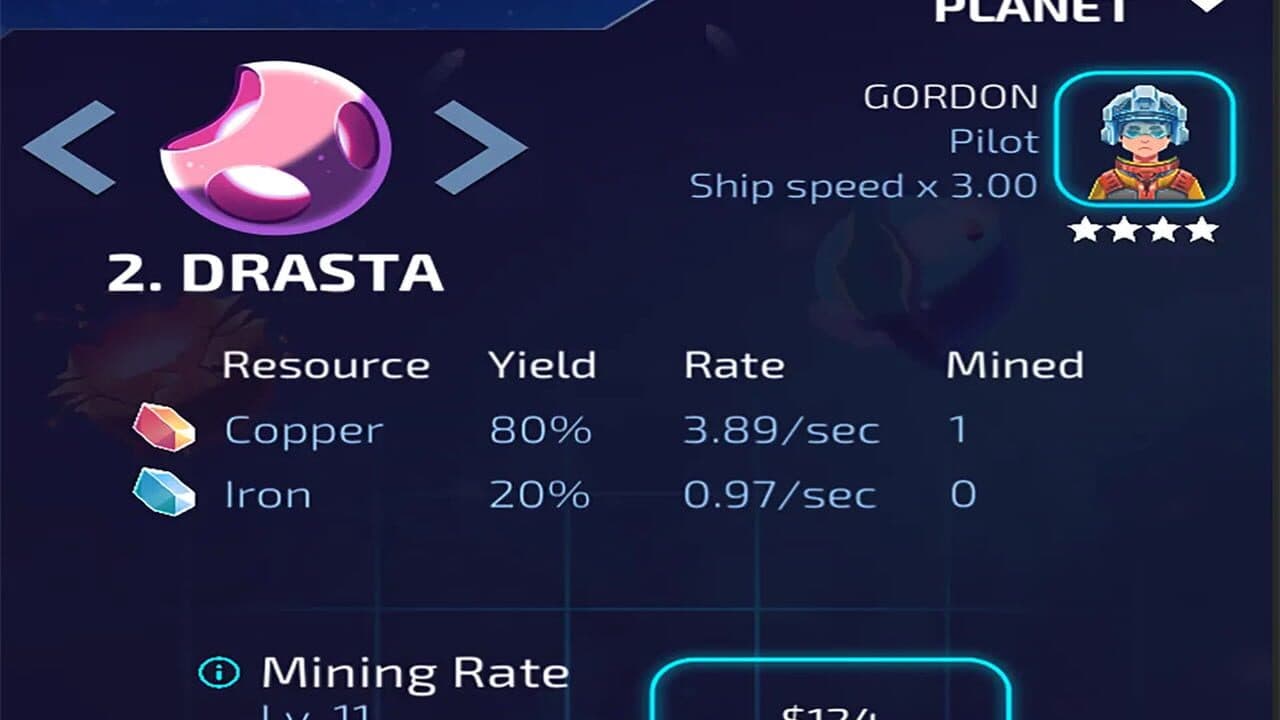 Idle Planet Miner screenshot 1