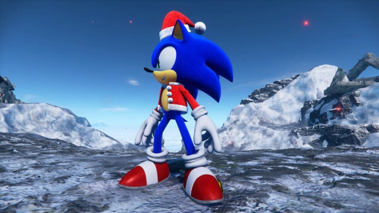 Sonic Frontiers: Holiday Cheer Suit screenshot 1