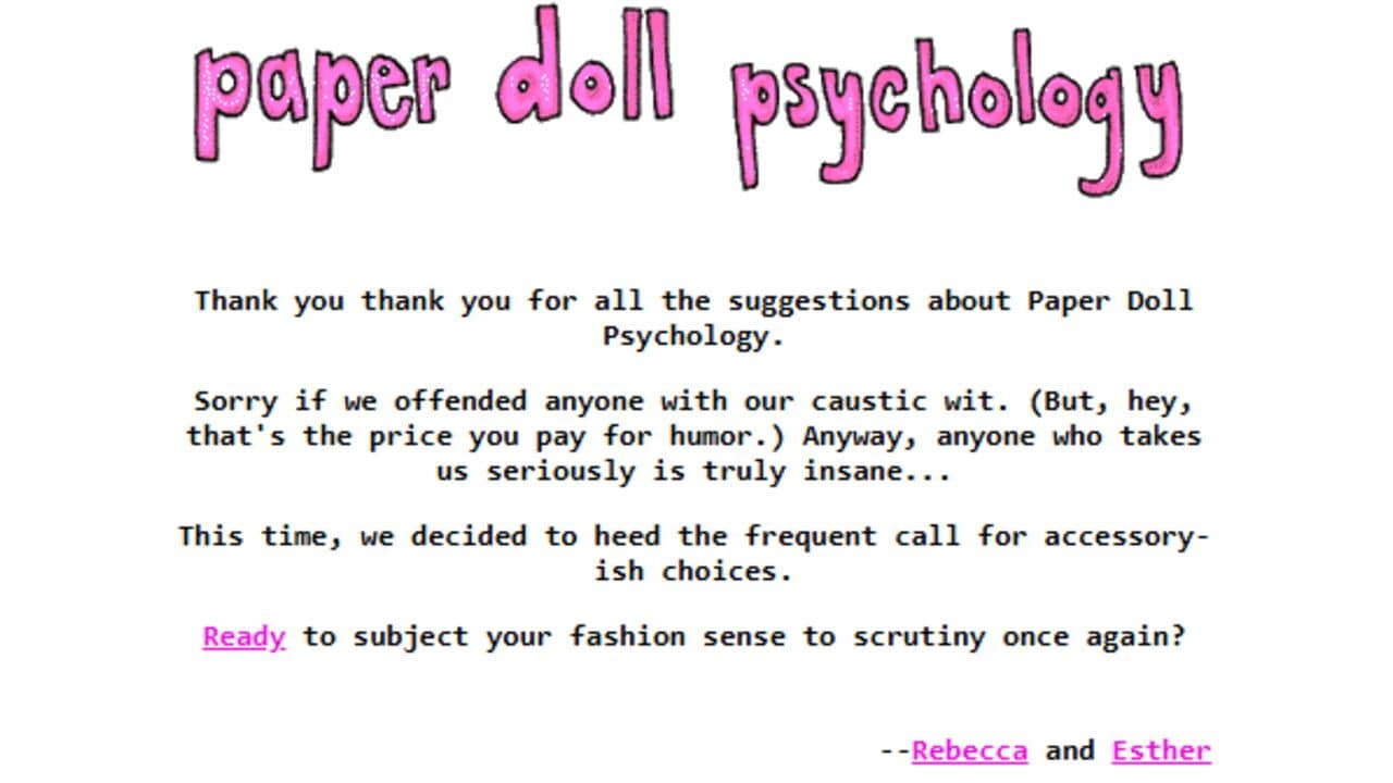 Paperdoll Psychology thumbnail 5