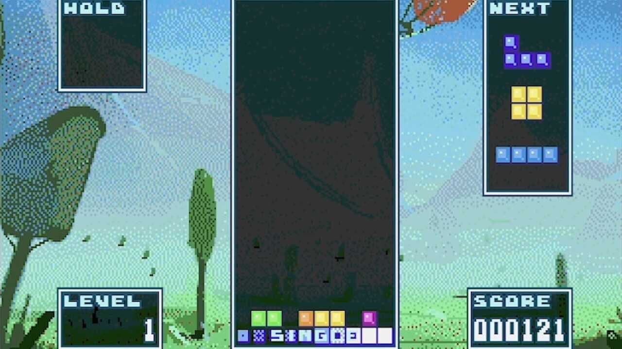 Slurpee x Tetris Handheld Game screenshot 1