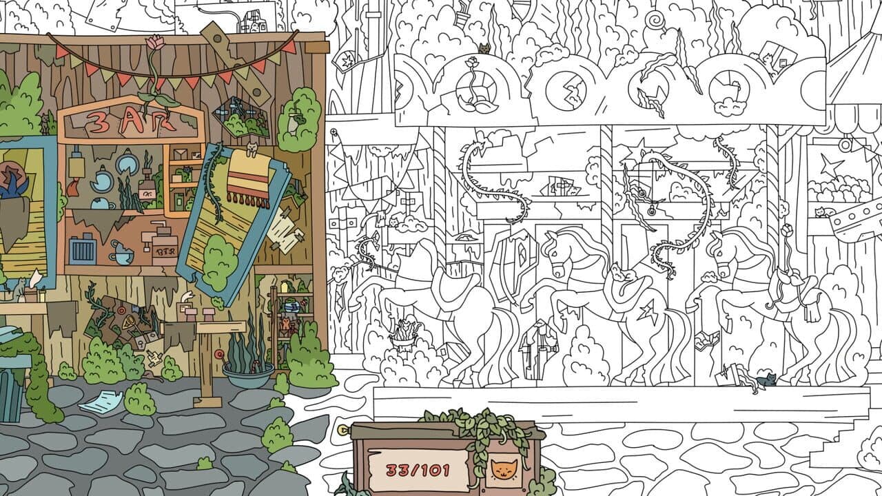 Hidden Cats: Old Amusement Park screenshot 1