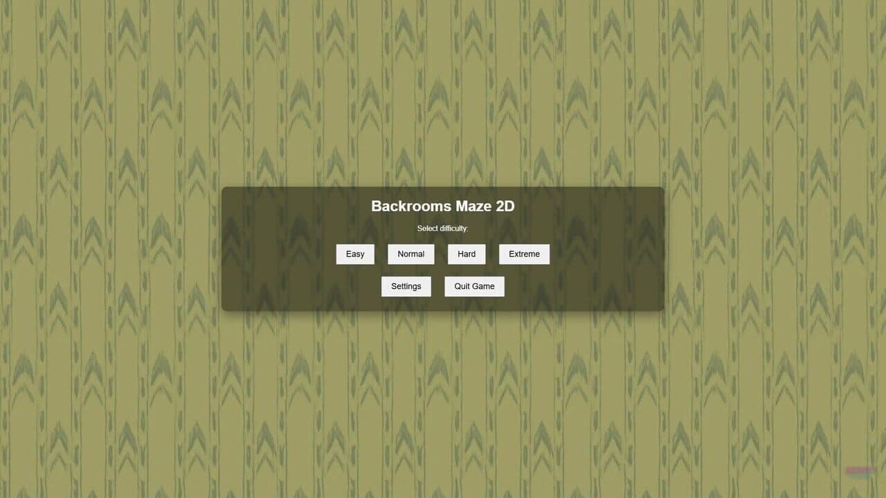 Backrooms Maze 2D screenshot 1