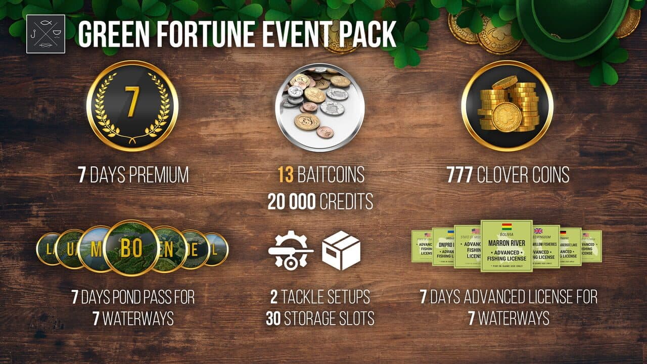 Fishing Planet: Green Fortune Event Pack thumbnail 2