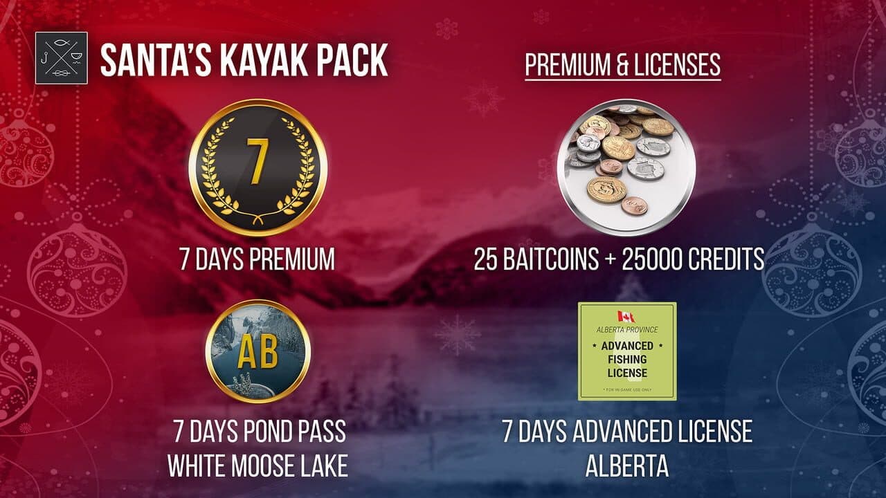 Fishing Planet: Santa's Kayak Pack thumbnail 2