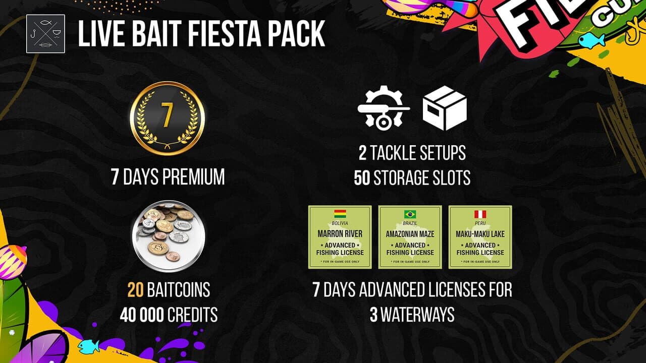 Fishing Planet: Live Bait Fiesta Pack thumbnail 3