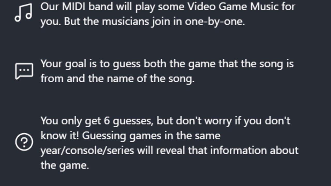 Video Game Bandle screenshot 1