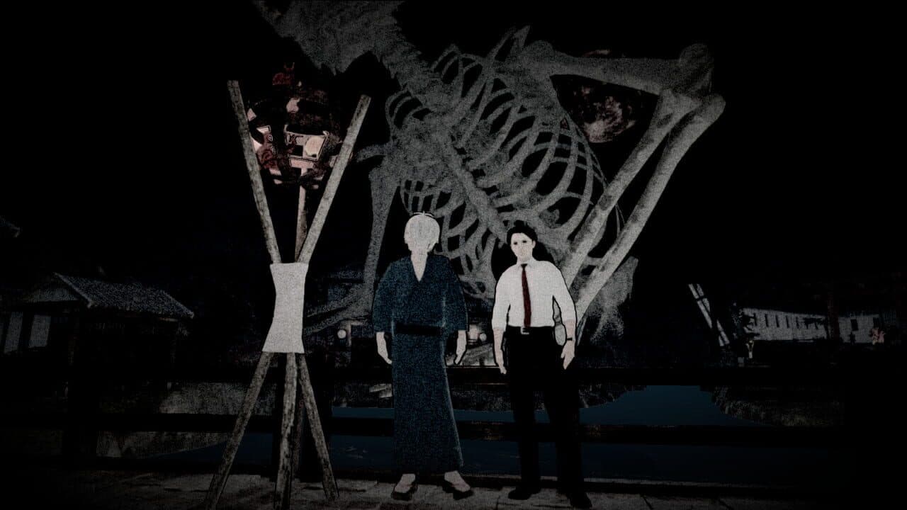 Noroi Kago: The Grduged Domain - The Birth of Kitaro: The Mystery of GeGeGe Costume - Kitaro's father and Mizuki screenshot 1
