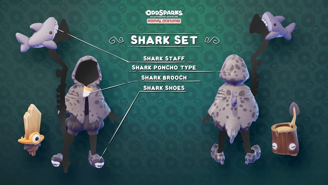 Oddsparks: An Automation Adventure - Animal Costumes Pack thumbnail 6