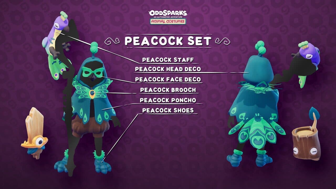 Oddsparks: An Automation Adventure - Animal Costumes Pack thumbnail 8