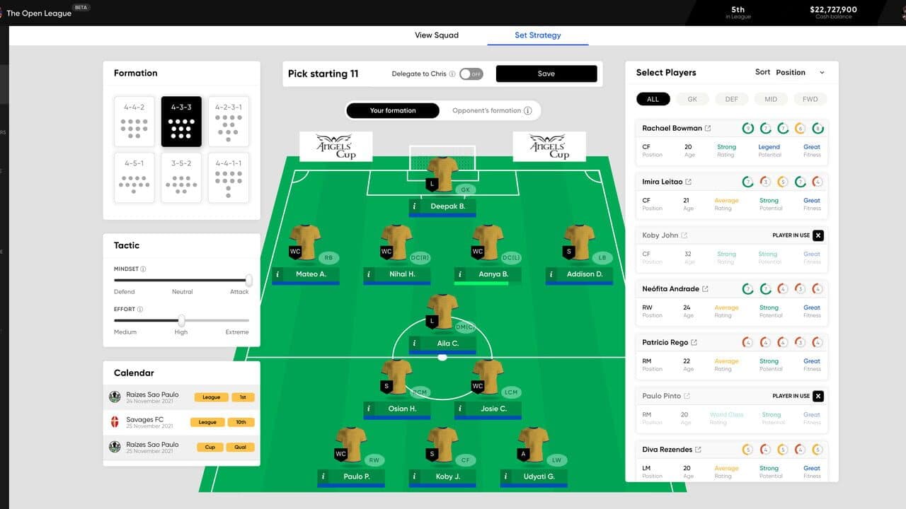 The Open League screenshot 1