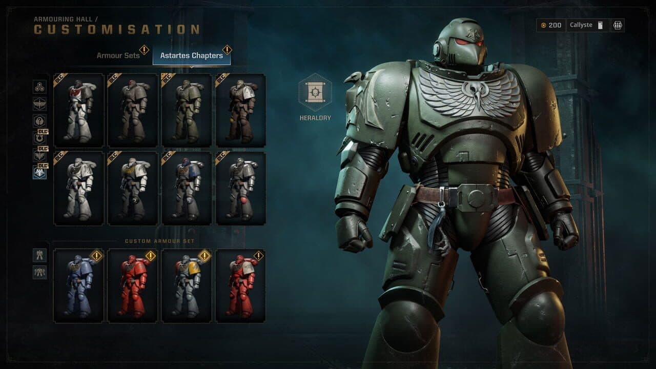 Warhammer 40,000: Space Marine II - Raven Guard Cosmetic Pack screenshot 1