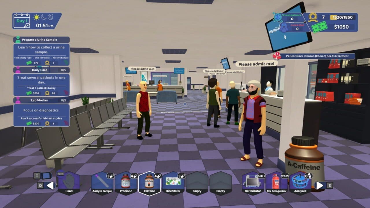 Two Hands Hospital Assistant Simulator screenshot 1