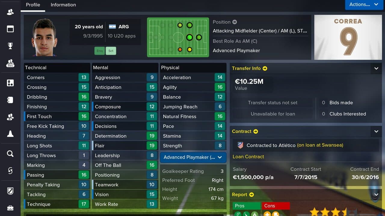 Football Manager Touch 2016 screenshot 1