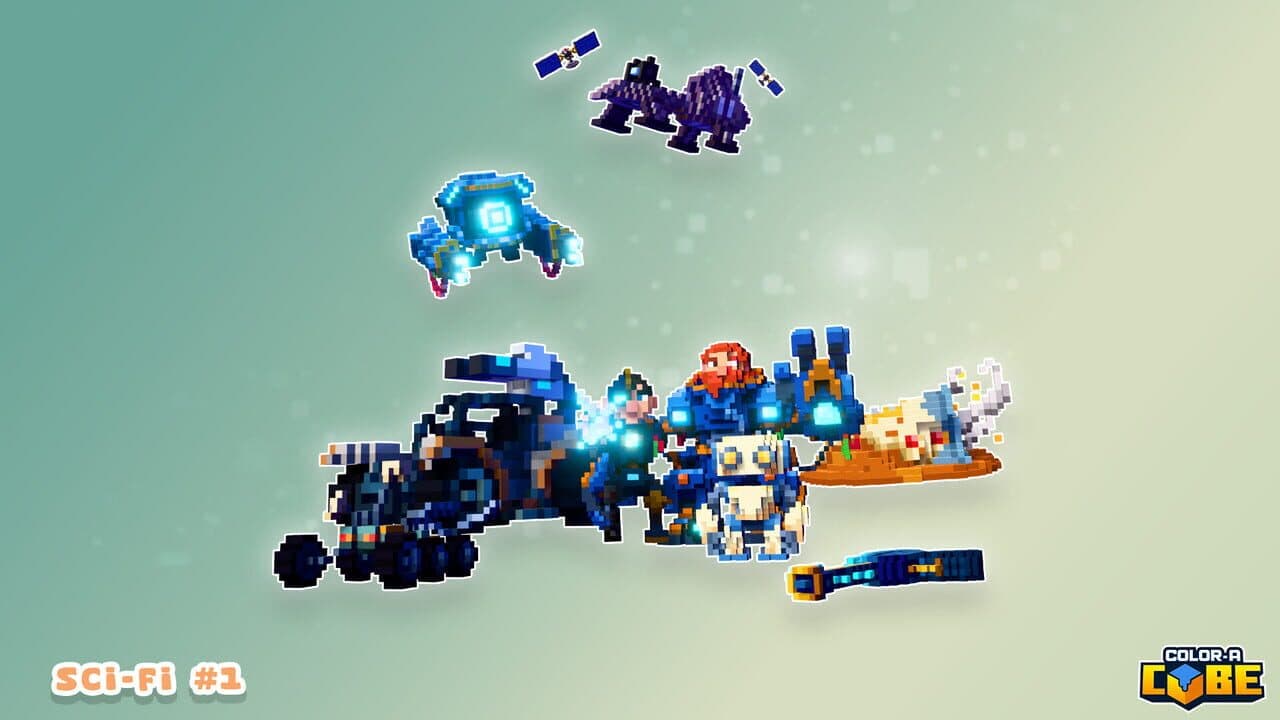Color-A-Cube: Scifi Pack #1 thumbnail 7