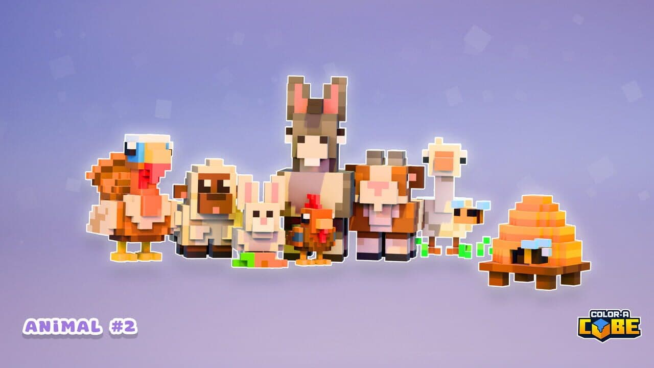 Color-A-Cube: Farm Animal Pack #2 thumbnail 7