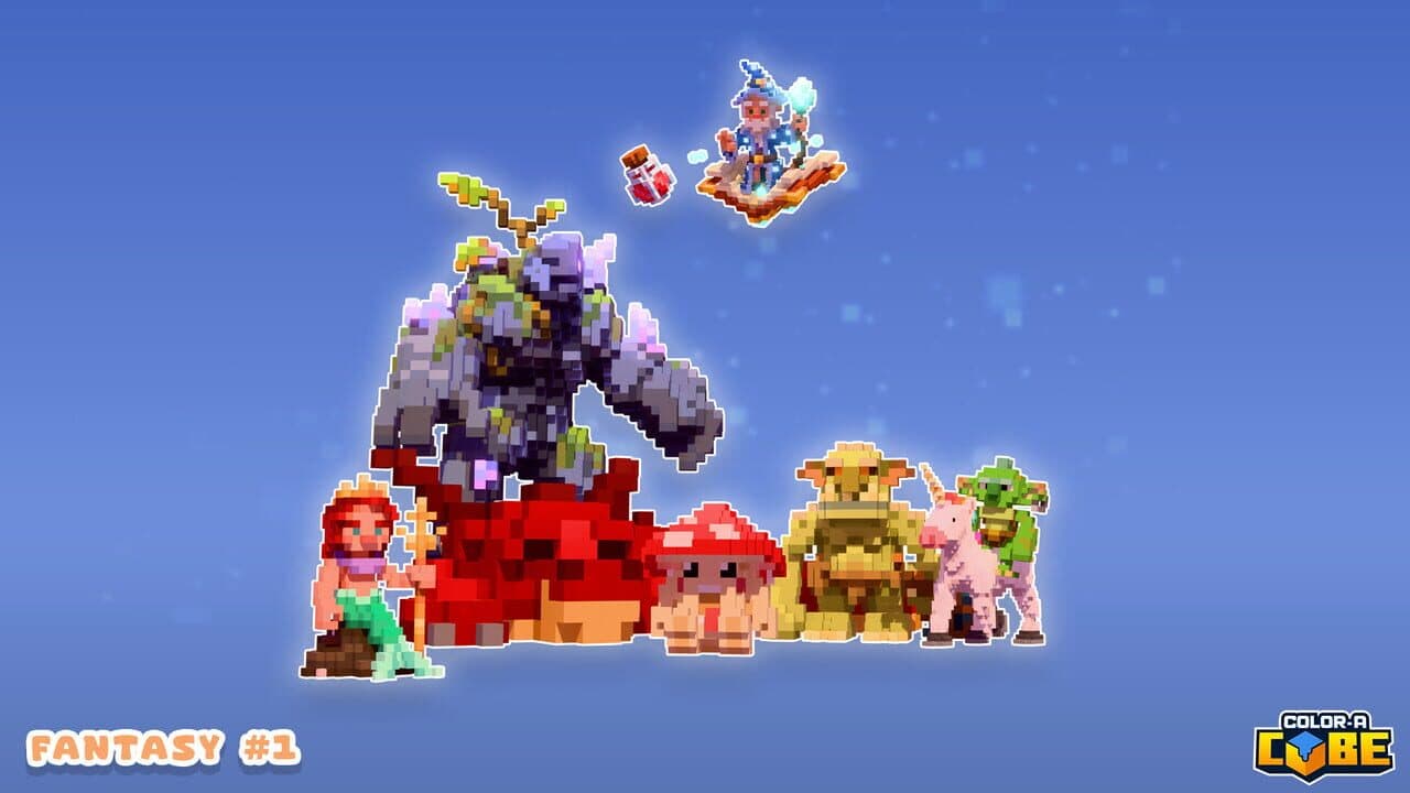Color-A-Cube: Fantasy Pack #1 screenshot 1