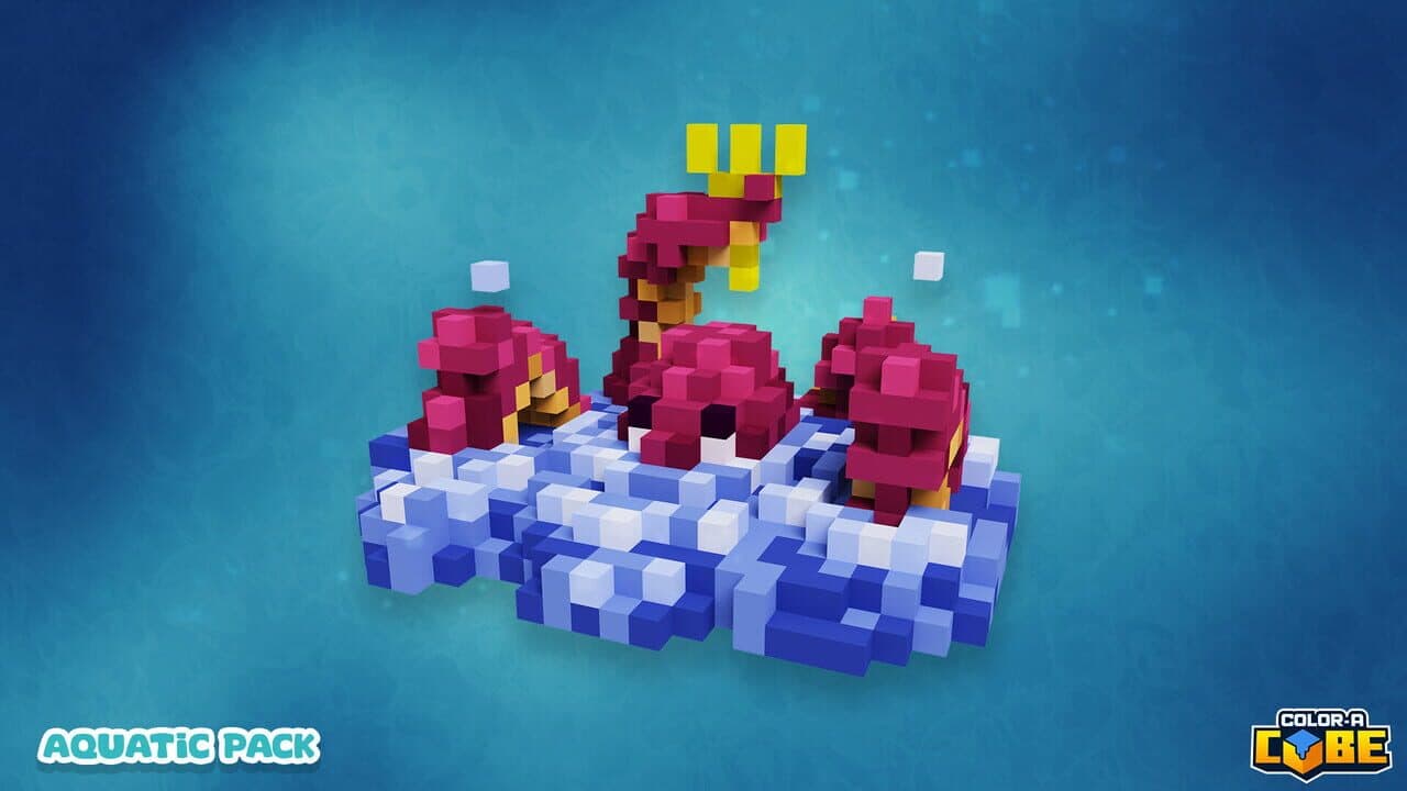 Color-A-Cube: Aquatic Pack #1 screenshot 1