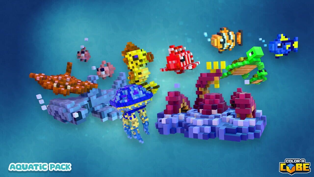 Color-A-Cube: Aquatic Pack #1 thumbnail 6