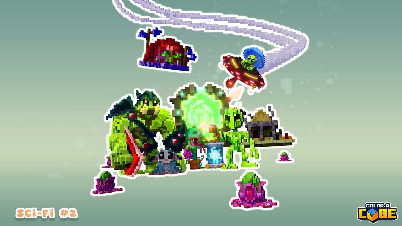 Color-A-Cube: Scifi Pack #2 screenshot 1