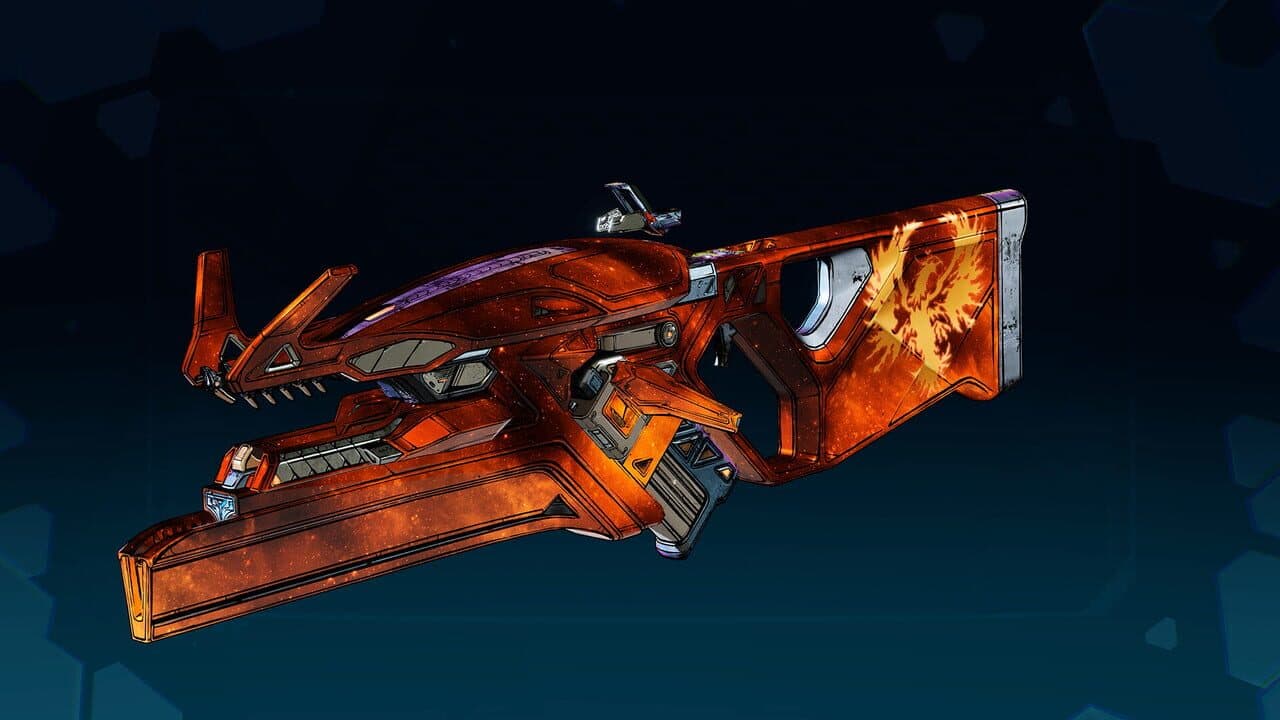Borderlands 4: Firehawk's Fury Weapon Skin screenshot 1