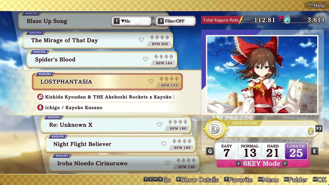 Touhou Danmaku Kagura: Phantasia Lost - Extra Song Pack 11 screenshot 1