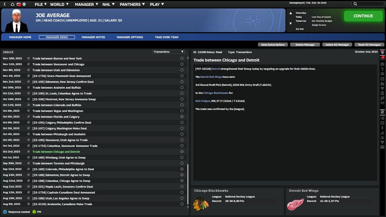 Franchise Hockey Manager 12 screenshot 1