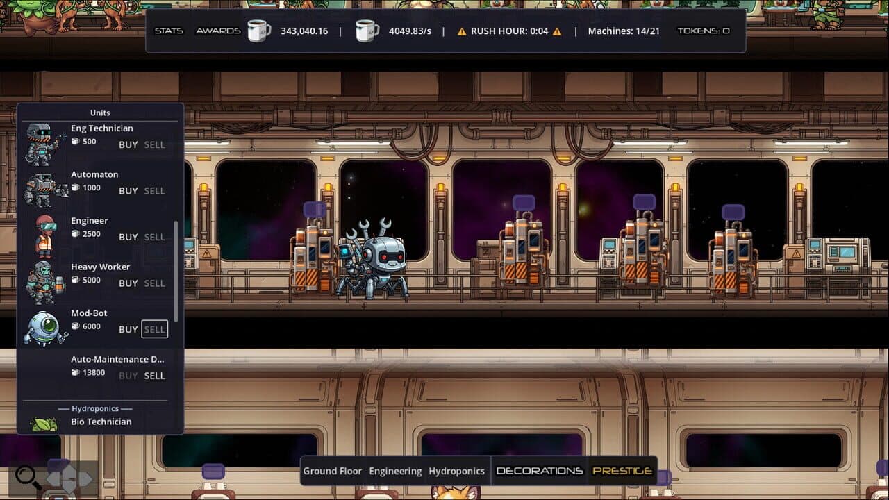 Starbrew Station: Auto-Maintenance Droid Unit screenshot 1