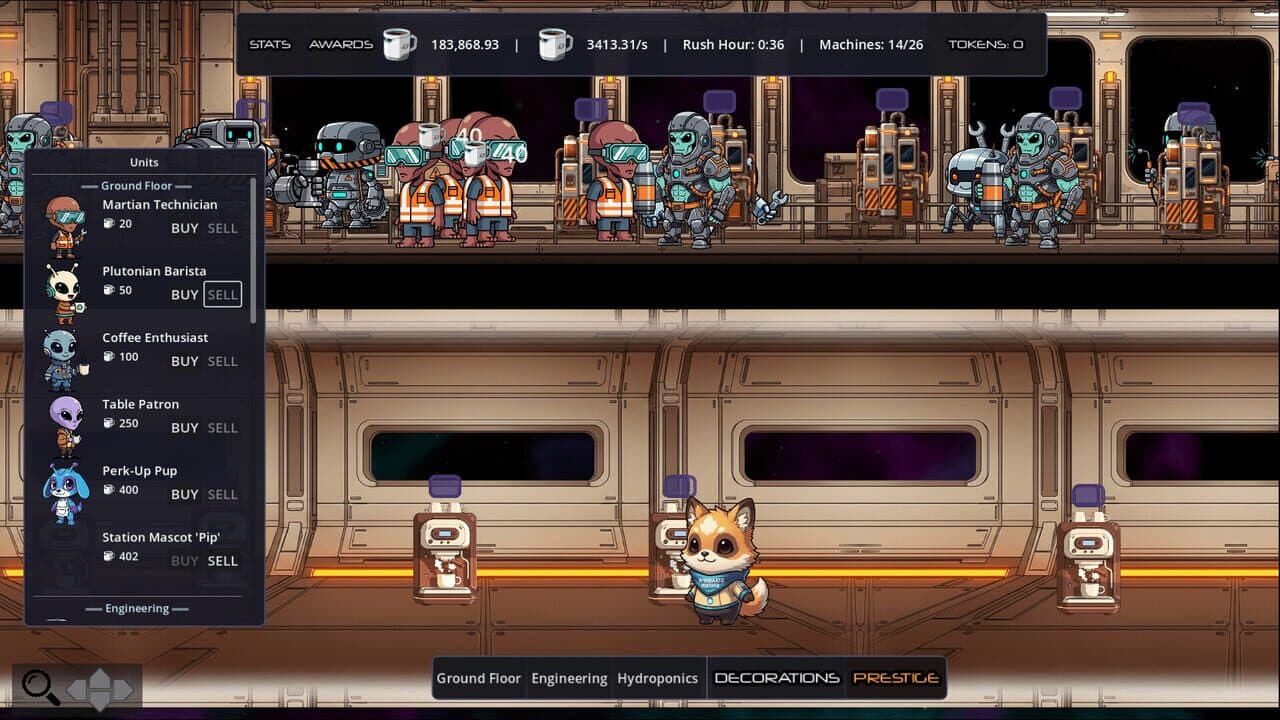 Starbrew Station: Station Mascot 'Pip' Unit screenshot 1