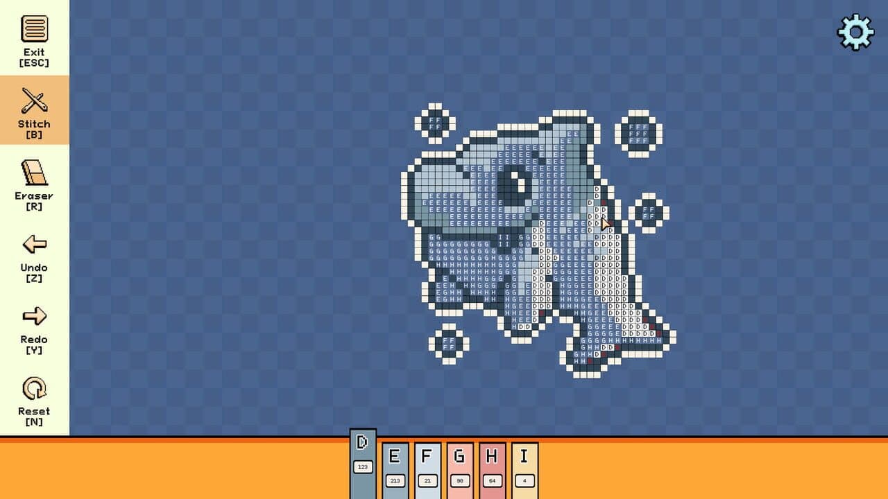 Pixel Cross Stitch Color by Number: Cute Pack 2 thumbnail 2