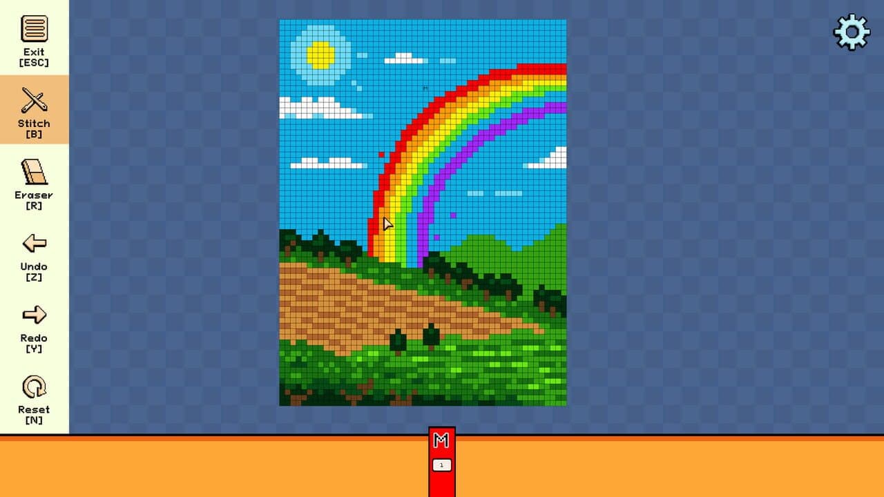 Pixel Cross Stitch Color by Number: Landscapes Pack 5 thumbnail 2