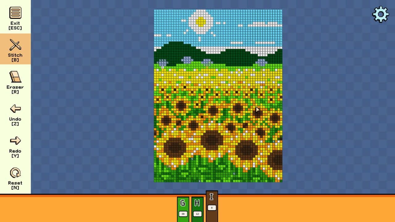 Pixel Cross Stitch Color by Number: Landscapes Pack 5 thumbnail 4