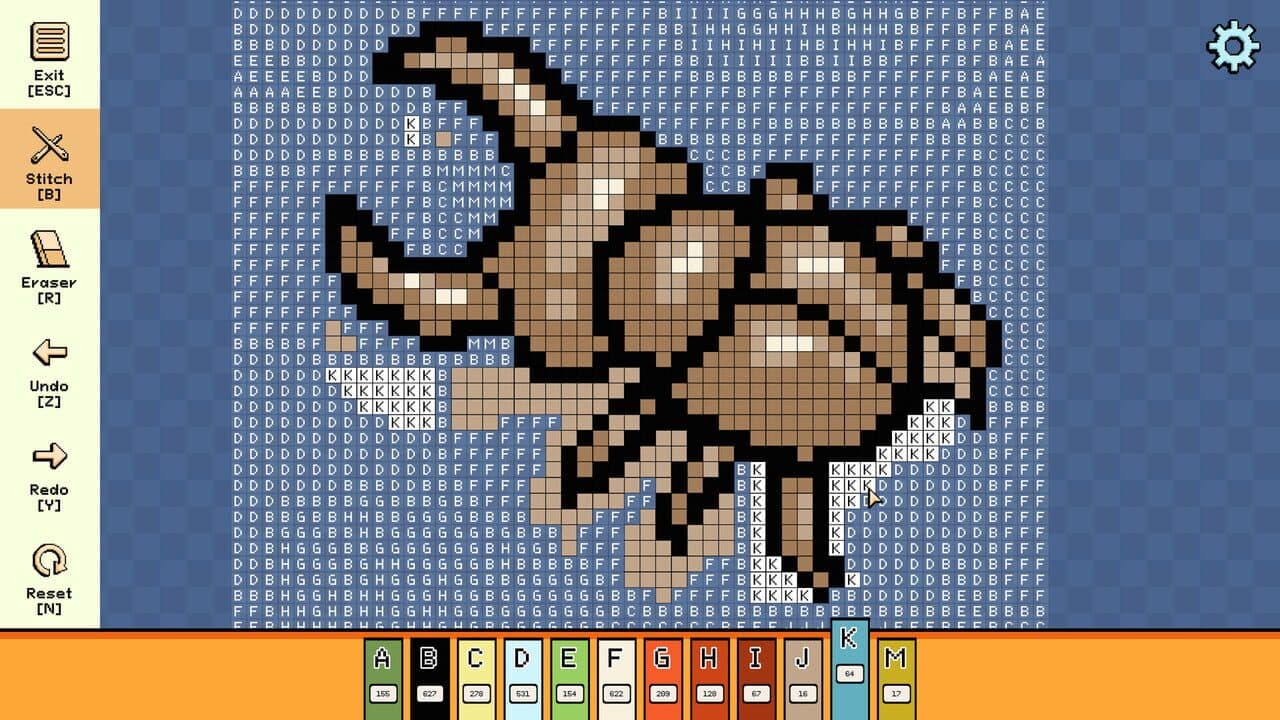 Pixel Cross Stitch: Color by Number - Simple Nature Pack 2 thumbnail 2