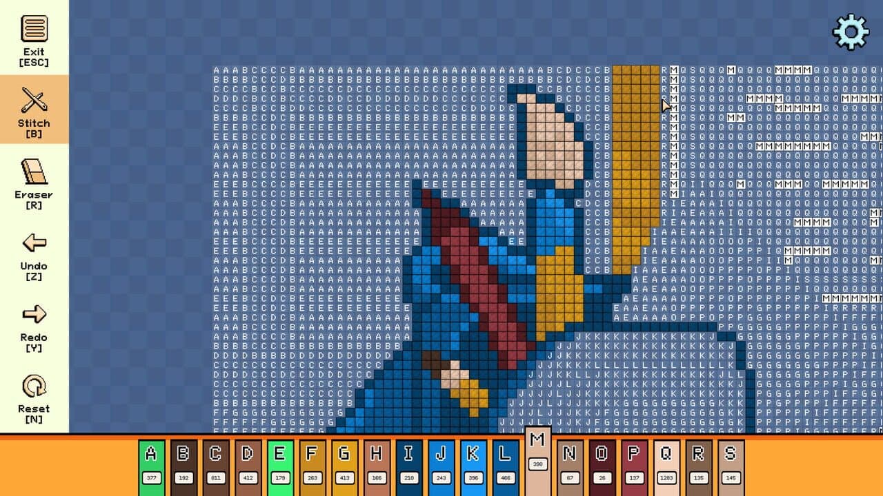 Pixel Cross Stitch: Color by Number - Back To School Pack thumbnail 2