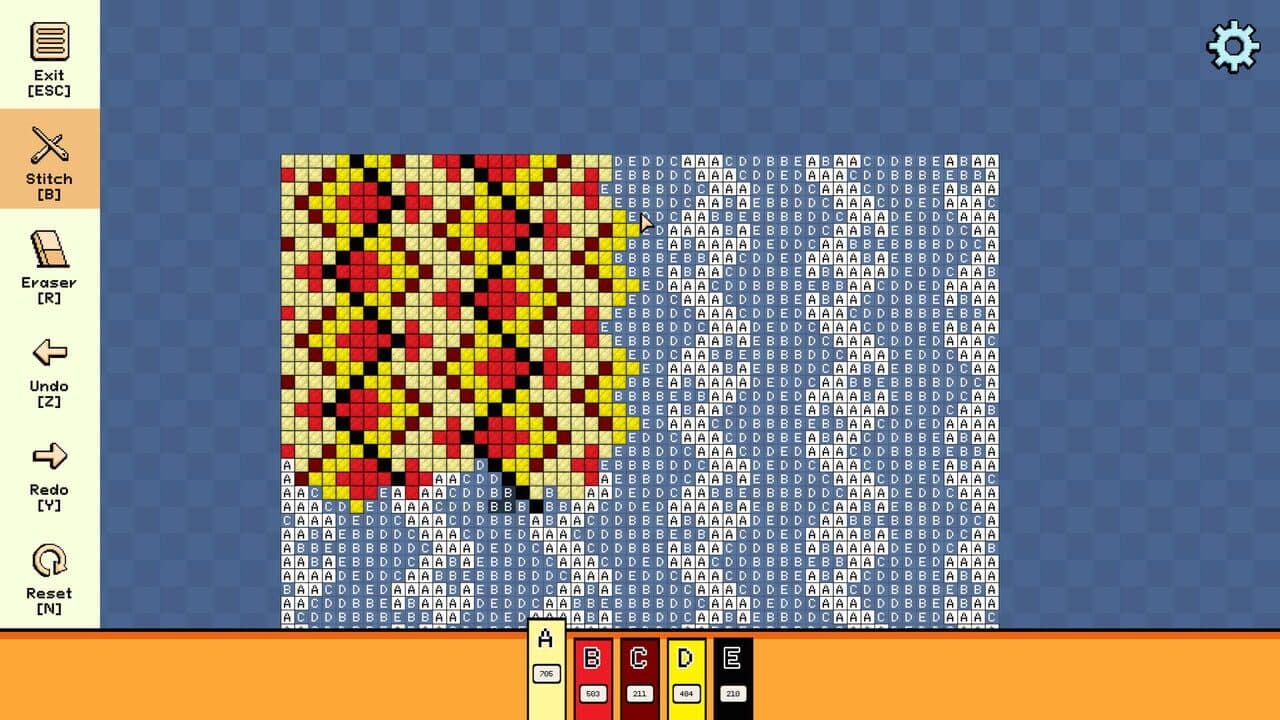 Pixel Cross Stitch: Color by Number - Simple Patterns Pack 5 screenshot 1