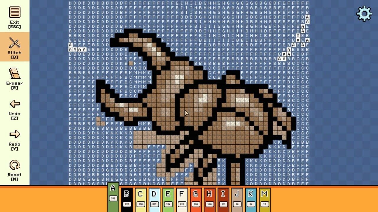 Pixel Cross Stitch: Color by Number - Simple Nature Pack 2 thumbnail 6
