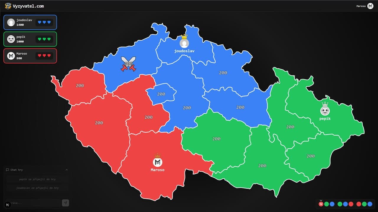 Vyzyvatel screenshot 1