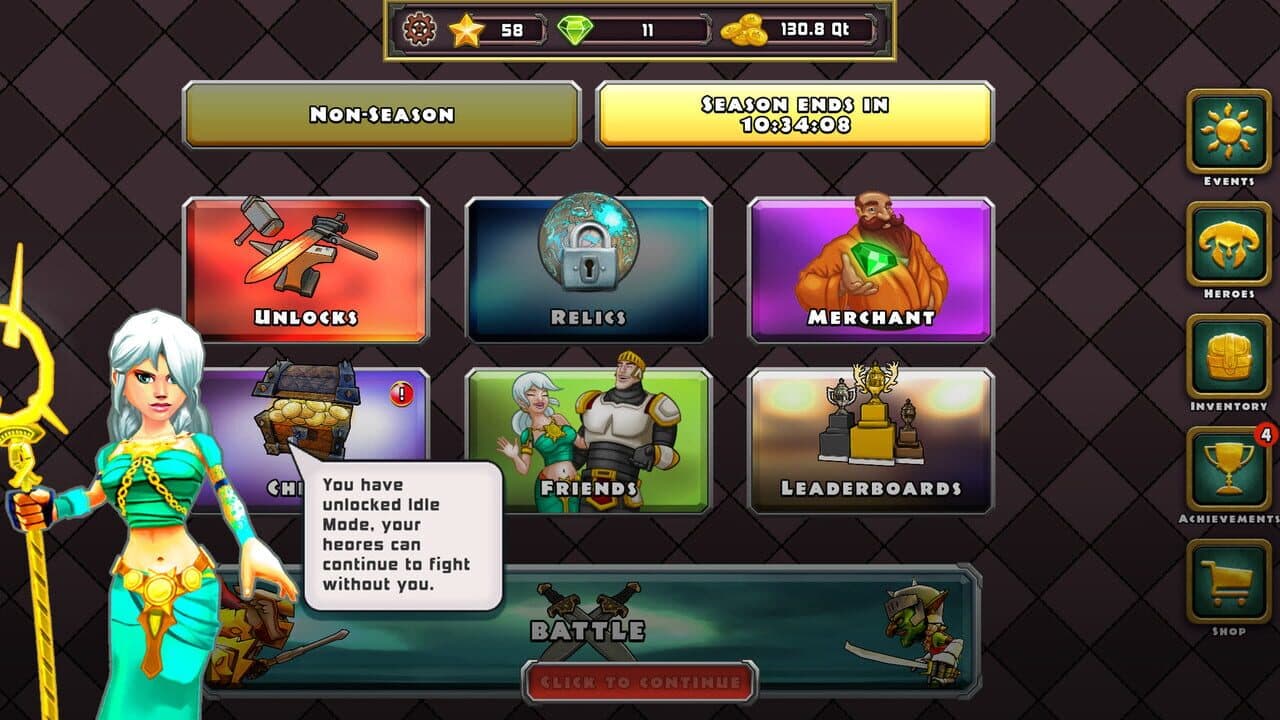 Heroes of Havoc: Idle Adventures screenshot 1